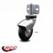Service Caster 3'' Bright Chrome Neoprene Rubber Caster Side Mount Bracket SCC-GR03S310-NPRB-BC-71678-CB180 - alternate 3